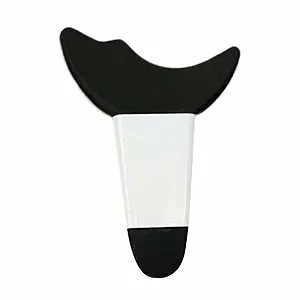 Інструмент для підводки очей MagiDeal, портативні трафарети, чорна/біла ручка - Фото 1