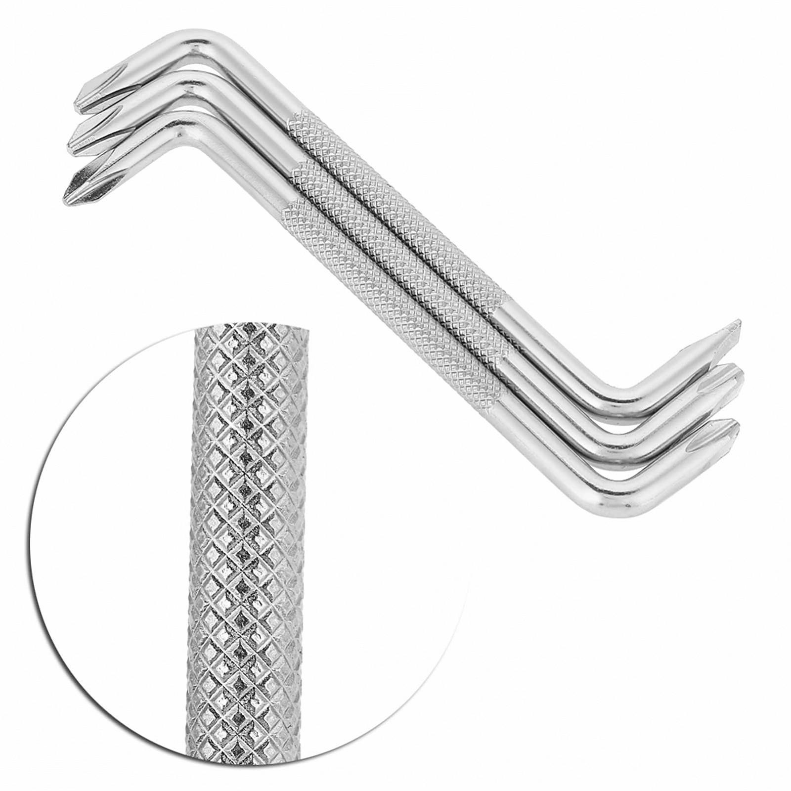 Викрутка Pro 90 градусів з трьох частин Ручка пряма Куточкова, фото №7 Викрутка Pro 90 градусів з трьох частин Ручка пряма Куточкова, фото №7