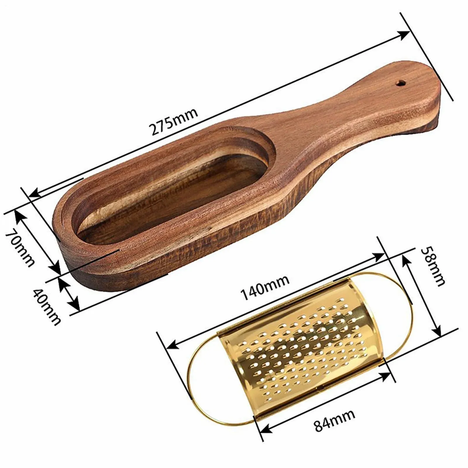 Терка Кухонна ручна Kitchen Aid для приготування їжі, випічки, картоплі, шоколаду, фото №5