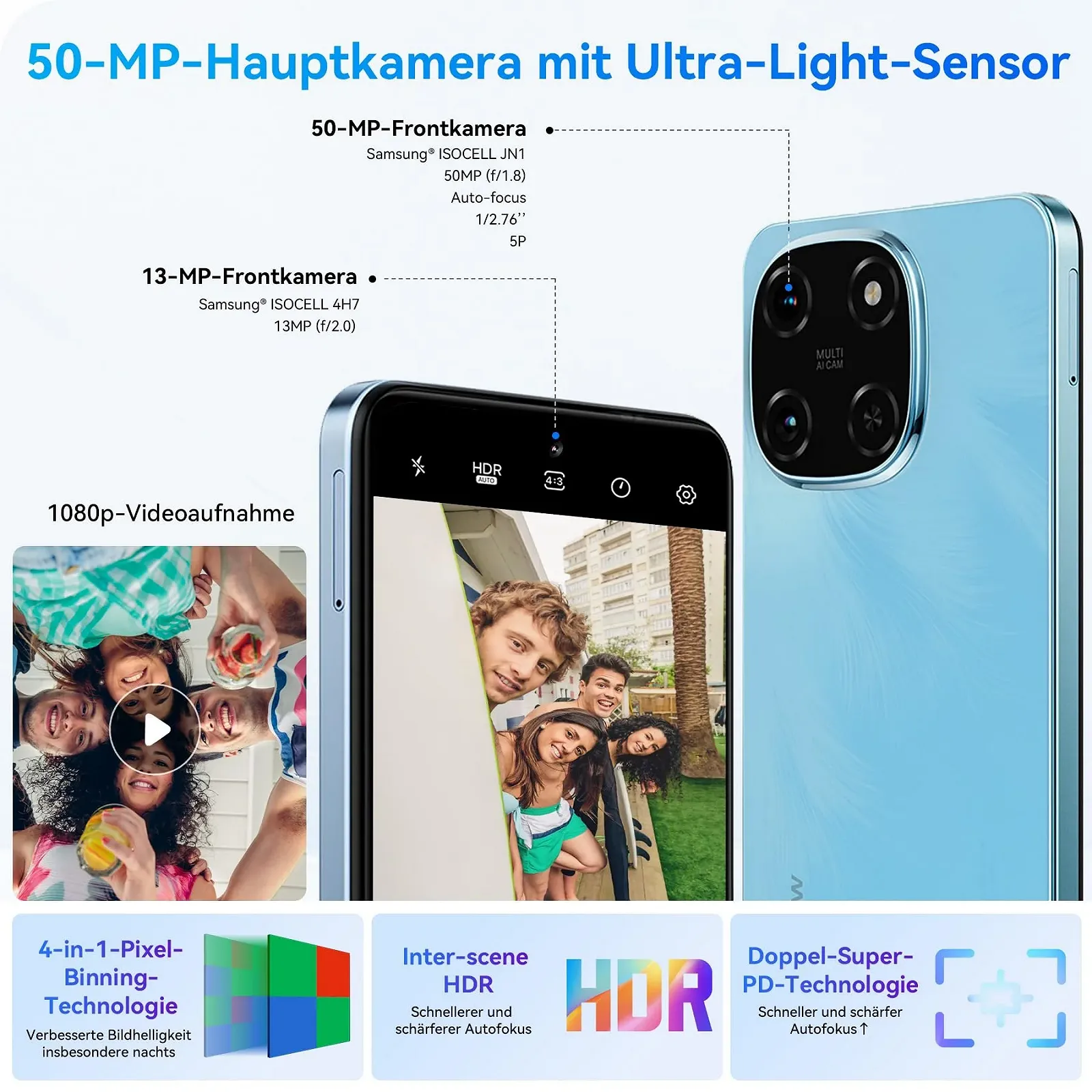 Смартфон Blackview Color 6 24/256GB, фото №3