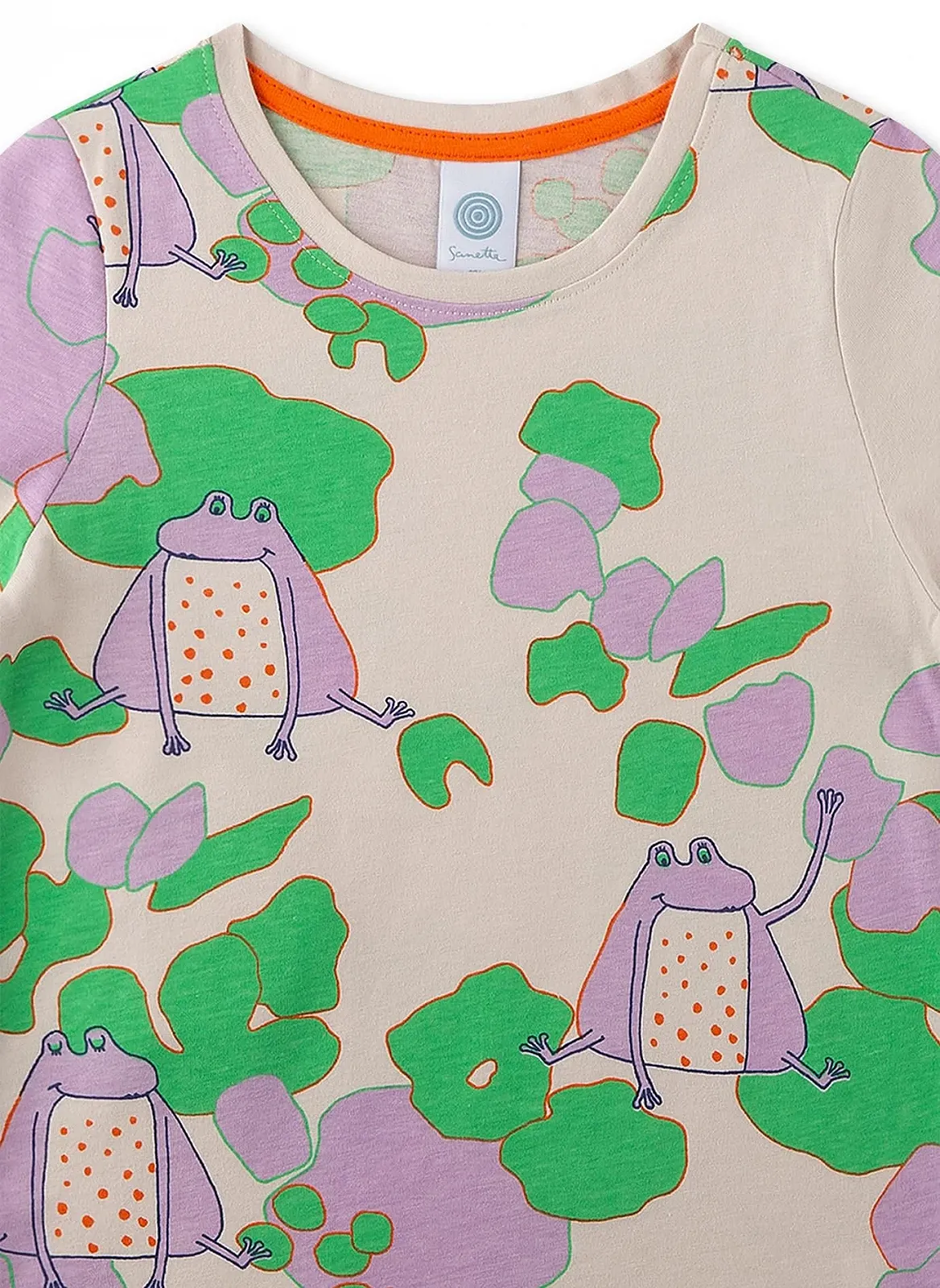 Піжама Sanetta Дитяча Бежевий Жаба, фото №3 Піжама Sanetta Дитяча Бежевий Жаба, фото №3
