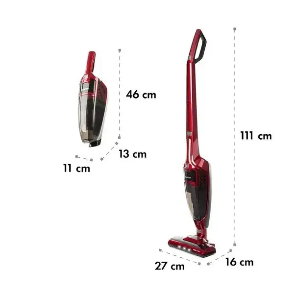 Пылесос аккумуляторный Domotec MS-4403 600Вт 2200мАч Красный, фото №1 Пылесос аккумуляторный Domotec MS-4403 600Вт 2200мАч Красный, фото №1