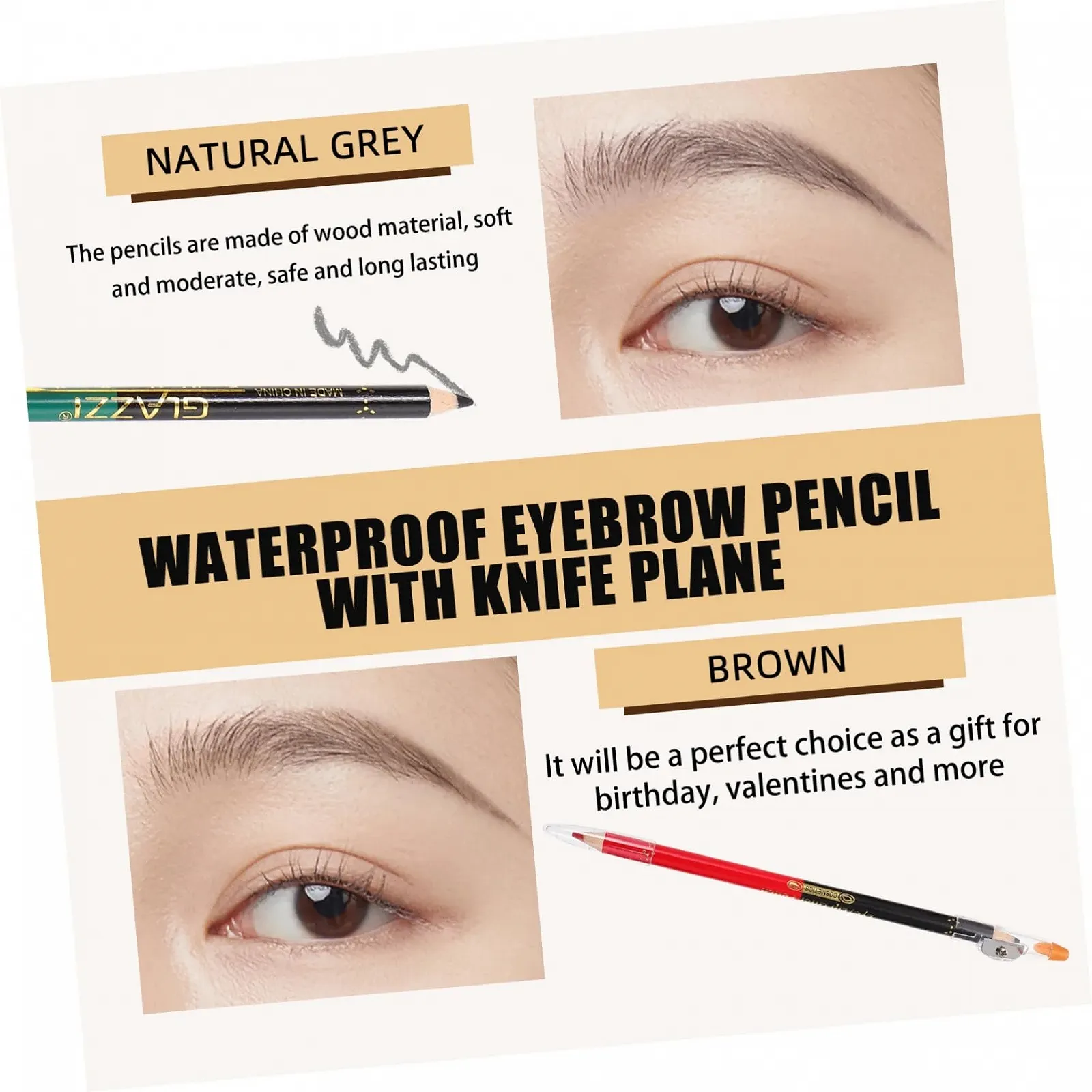 Карандаш для глаз FRCOLOR, матовый, фото №2