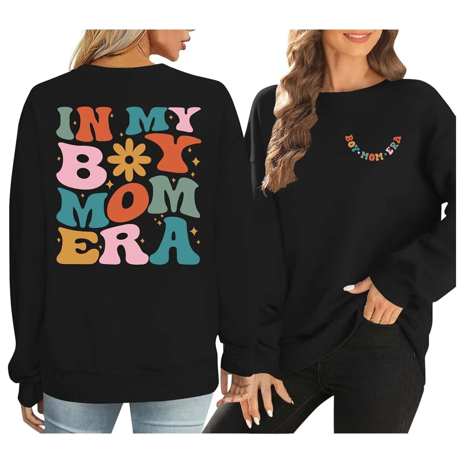 Женская Толстовка с Капюшоном Chic С Буквенным Принтом, Модная Кофта, Большой Размер, Женская Толстовка с Длинным Рукавом, Шикарная Элегантная Блузка с Круглым Вырезом, фото №1