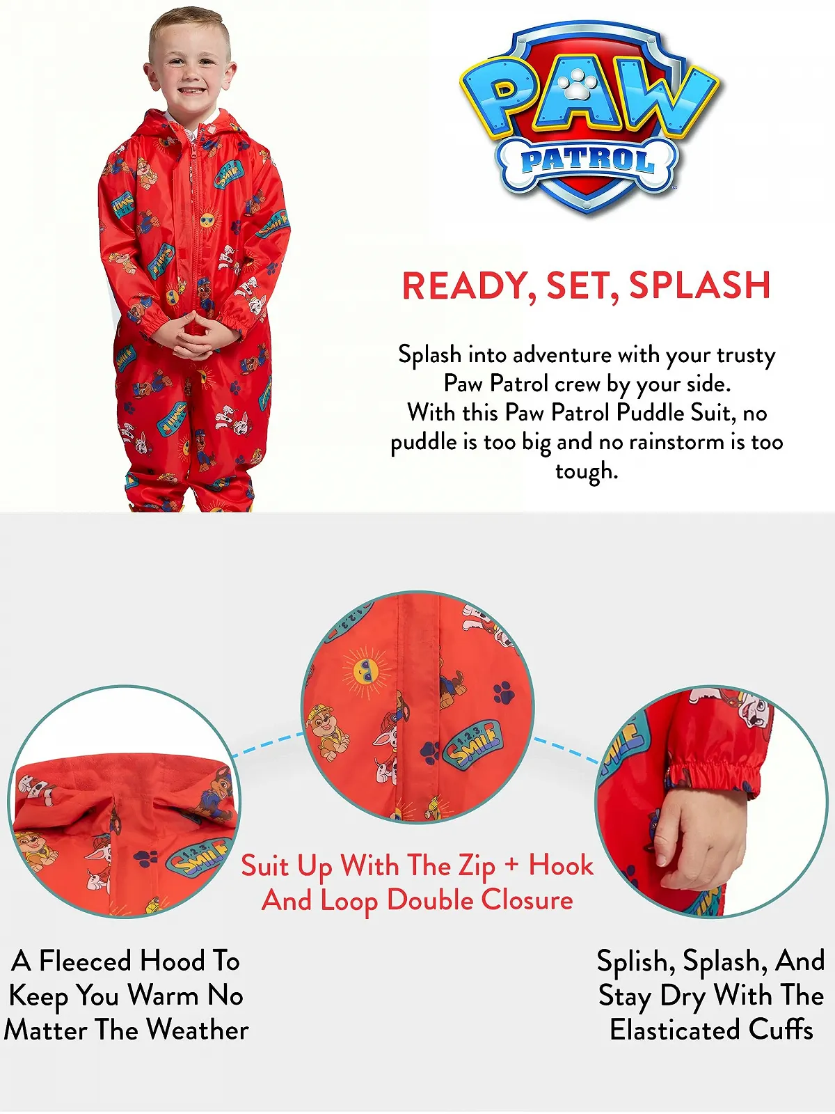 Дощовий комбінезон PAW PATROL, фото №4