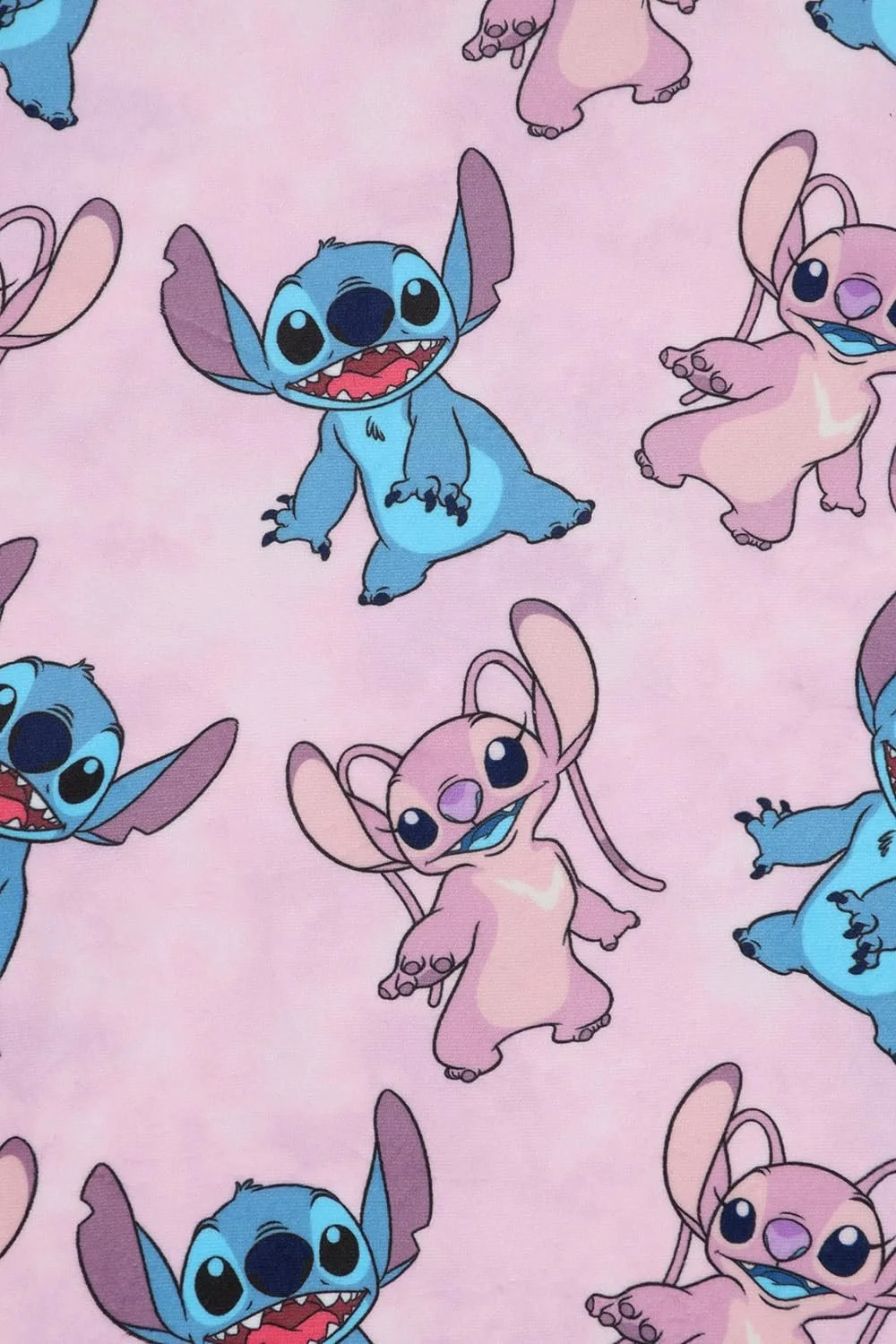Піжама Disney Lilo and Stitch для дівчат рожева Stitch Angel довга флісова, фото №3