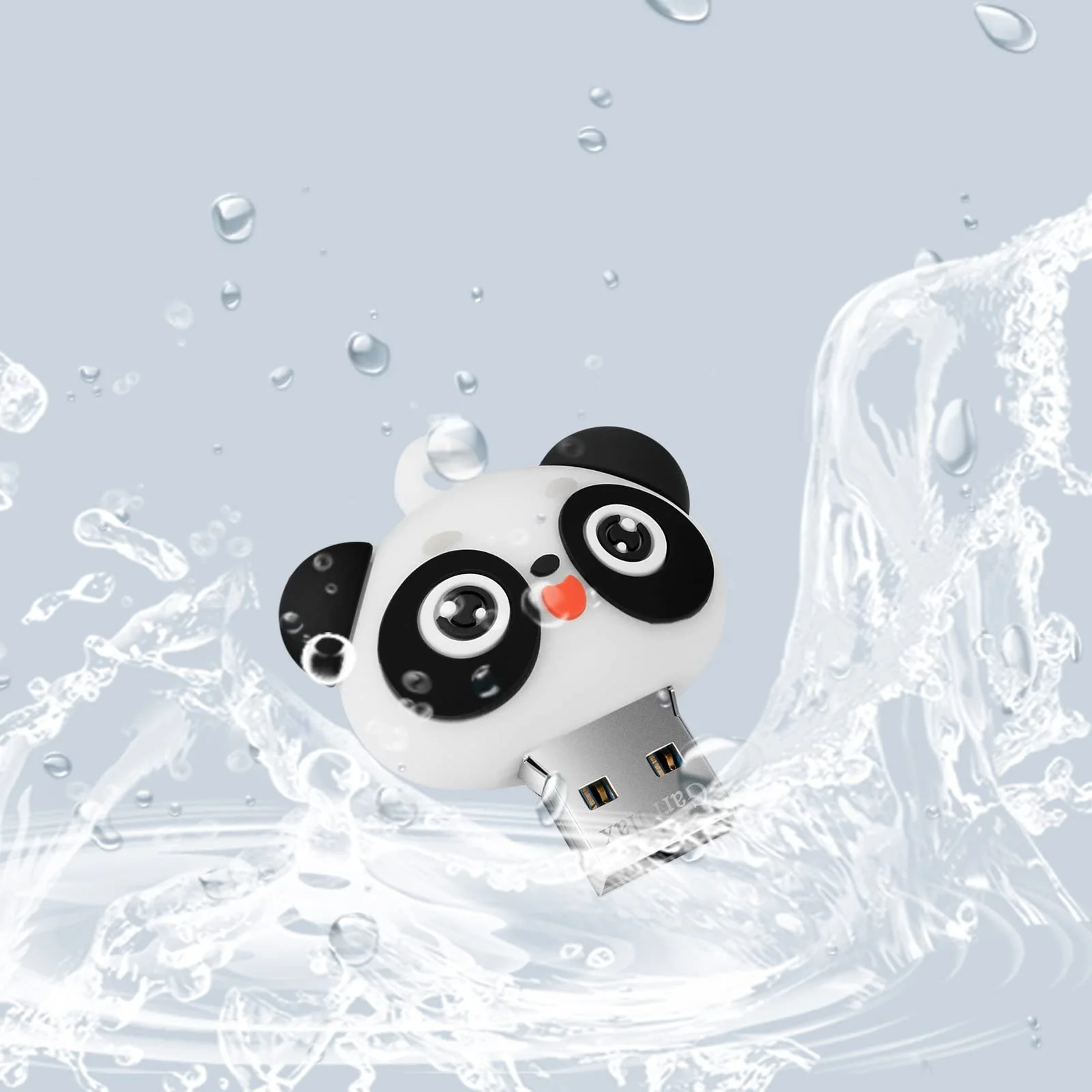 USB Flash Drive Panda 16 ГБ USB 3.0 Водонепроникний Силіконовий з адаптером OTG Type C, фото №5 USB Flash Drive Panda 16 ГБ USB 3.0 Водонепроникний Силіконовий з адаптером OTG Type C, фото №5