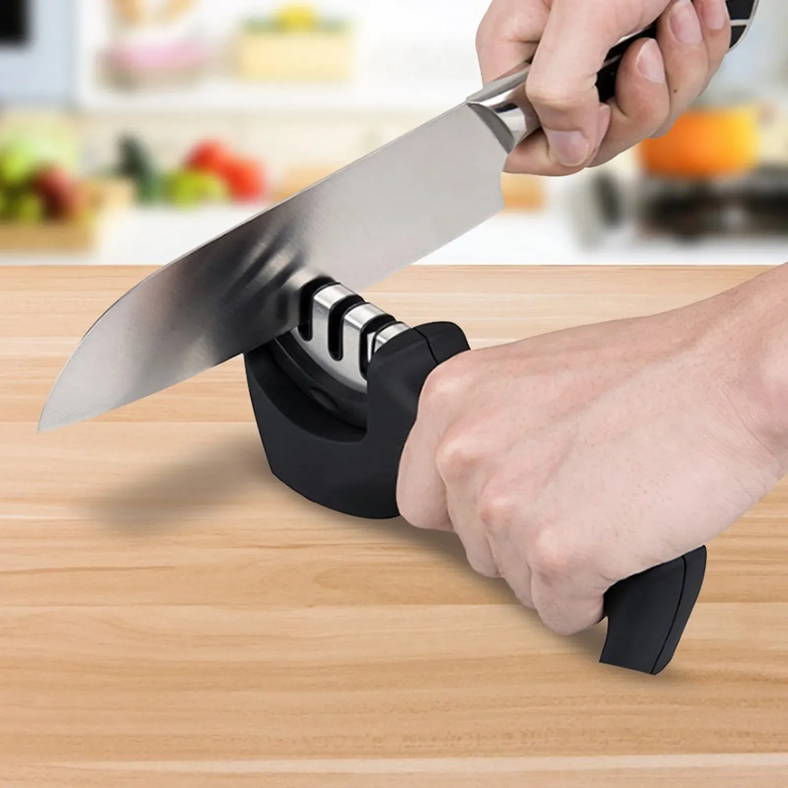 Точилка для ножів SEAFRONT 3-ступенева ABS ручна 20,5 x 6 x 3,5 см, фото №8