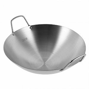 Сковорода MAGICLULU Stainless Steel Wok - Фото 1