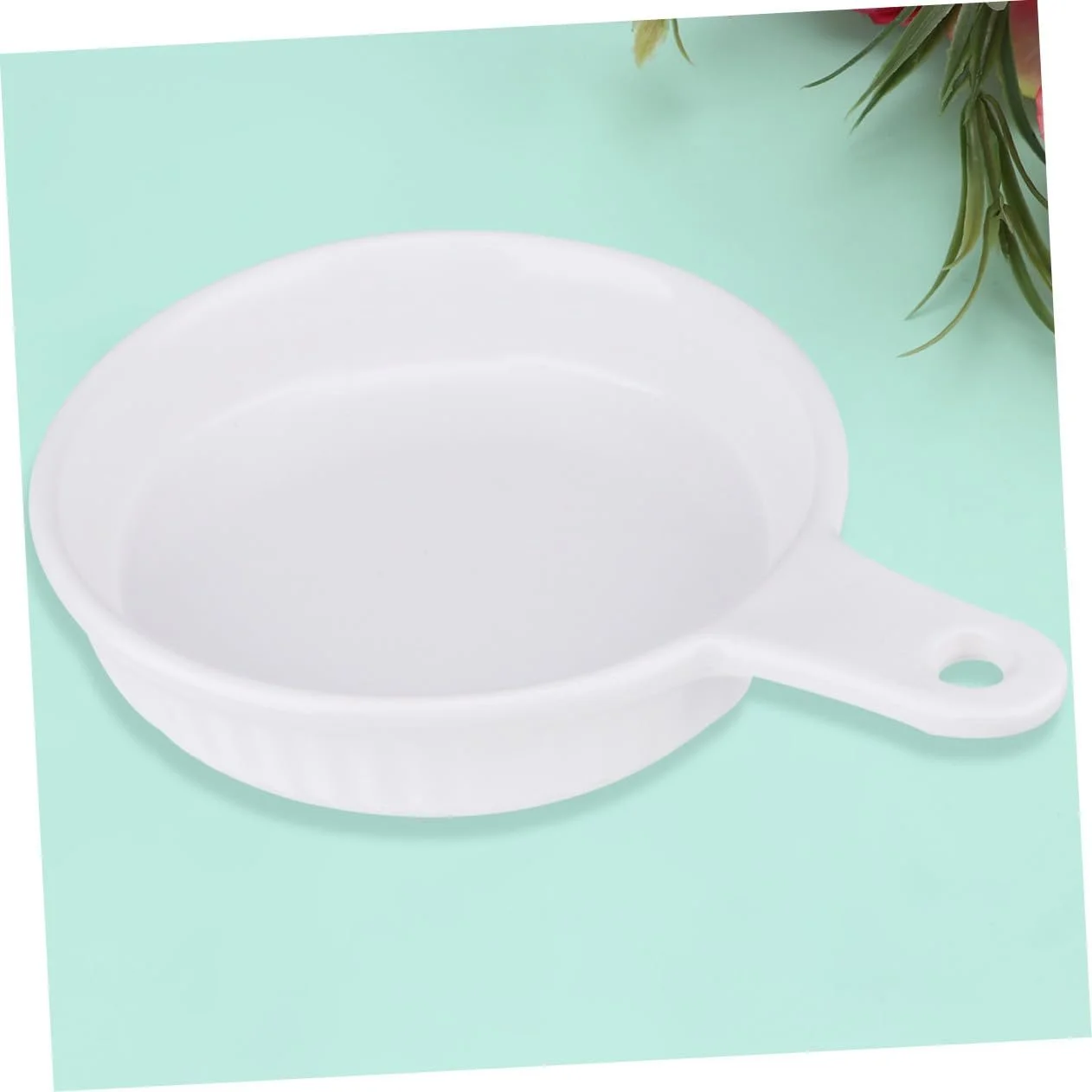 Форма для запікання VALICLUD Кругла З ручкою Термостійка White, фото №2 Форма для запікання VALICLUD Кругла З ручкою Термостійка White, фото №2