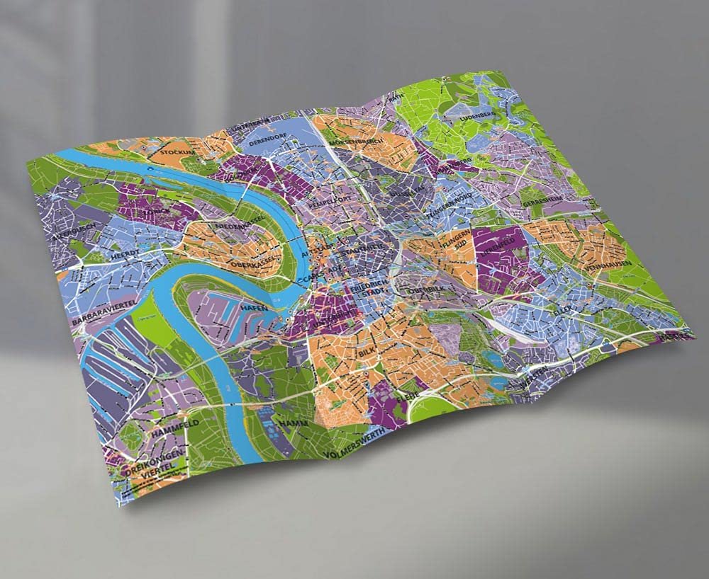 Пазл PuzzleMap City Map XXL Düsseldorf 500 деталей 68 x 48 см з буклетом та картою, фото №2 Пазл PuzzleMap City Map XXL Düsseldorf 500 деталей 68 x 48 см з буклетом та картою, фото №2