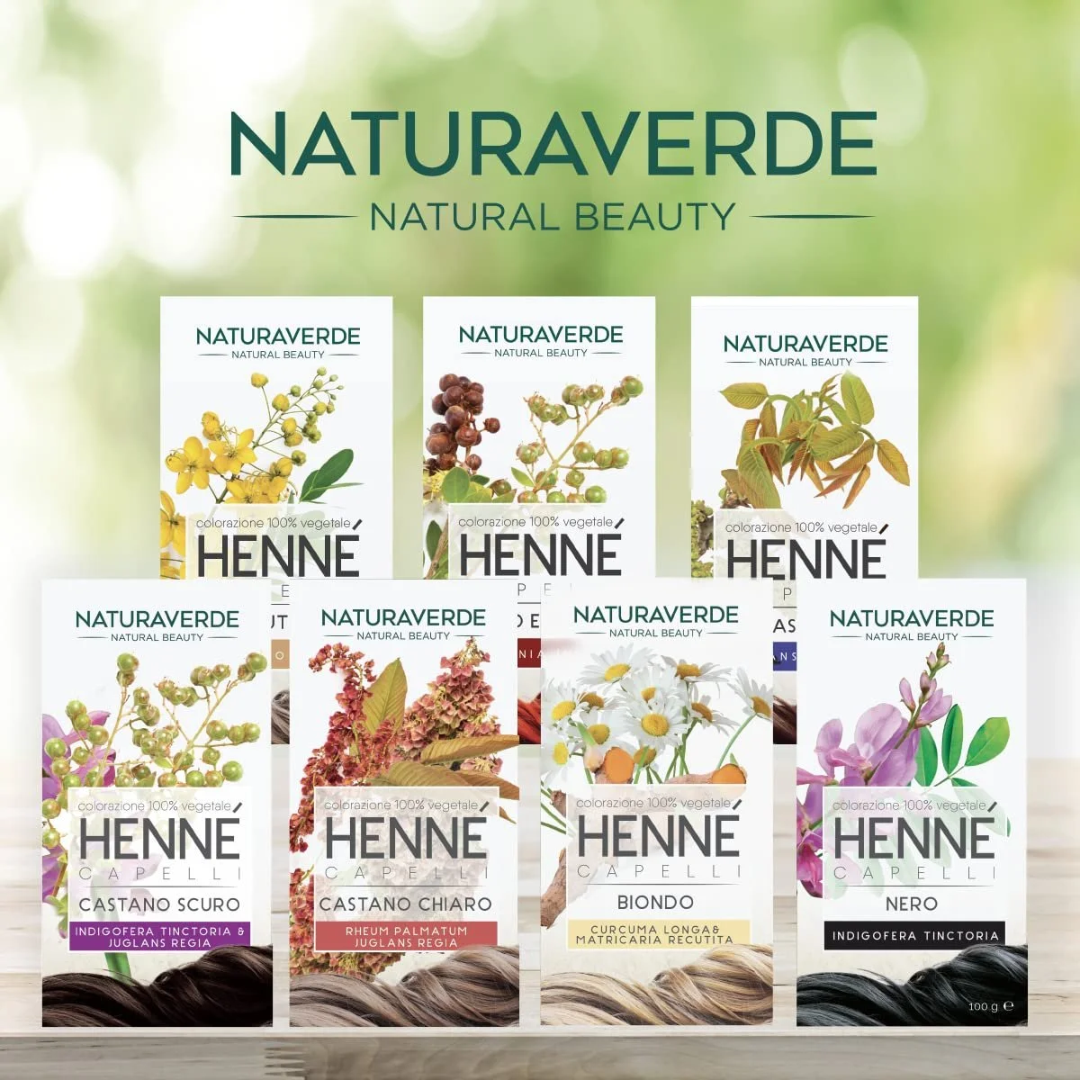 Фарба для волосся Naturaverde Herbal Henna Blonde 100 г, фото №3 Фарба для волосся Naturaverde Herbal Henna Blonde 100 г, фото №3
