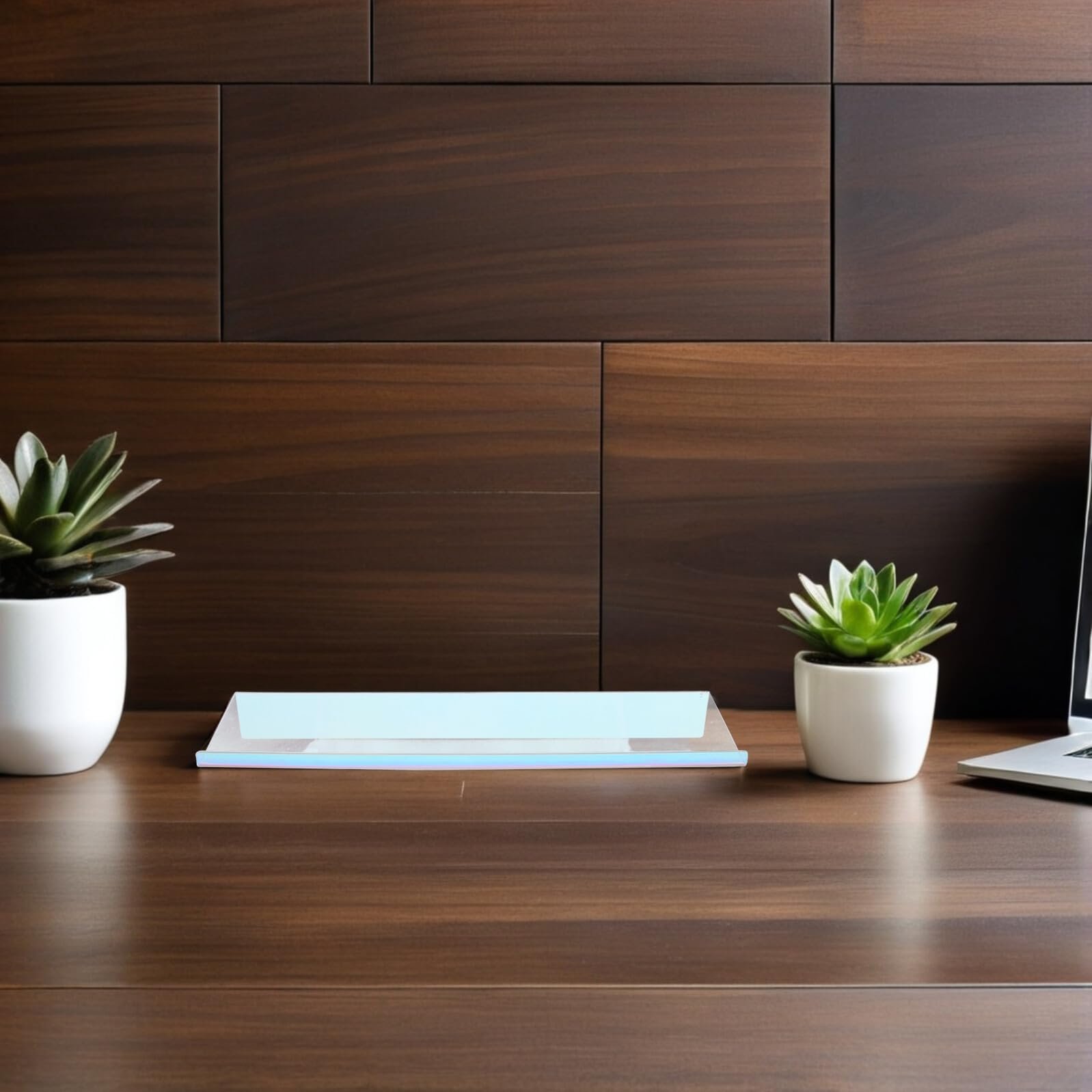 Підставка для клавіатури акрилова ергономічна похила матова прозора стабільна для офісу дому школи, фото №5 Підставка для клавіатури акрилова ергономічна похила матова прозора стабільна для офісу дому школи, фото №5