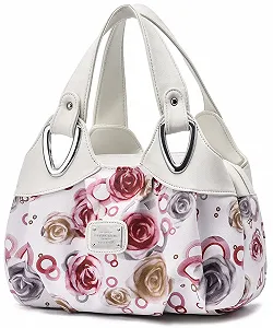 Женская сумка Nicole & Doris с цветочным узором - Фото 1