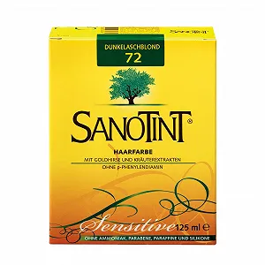 Краска для волос Sanotint Natural Sensitive Light № 72 Темный пепельный блонд 125 мл synthetic.ua - Фото 1