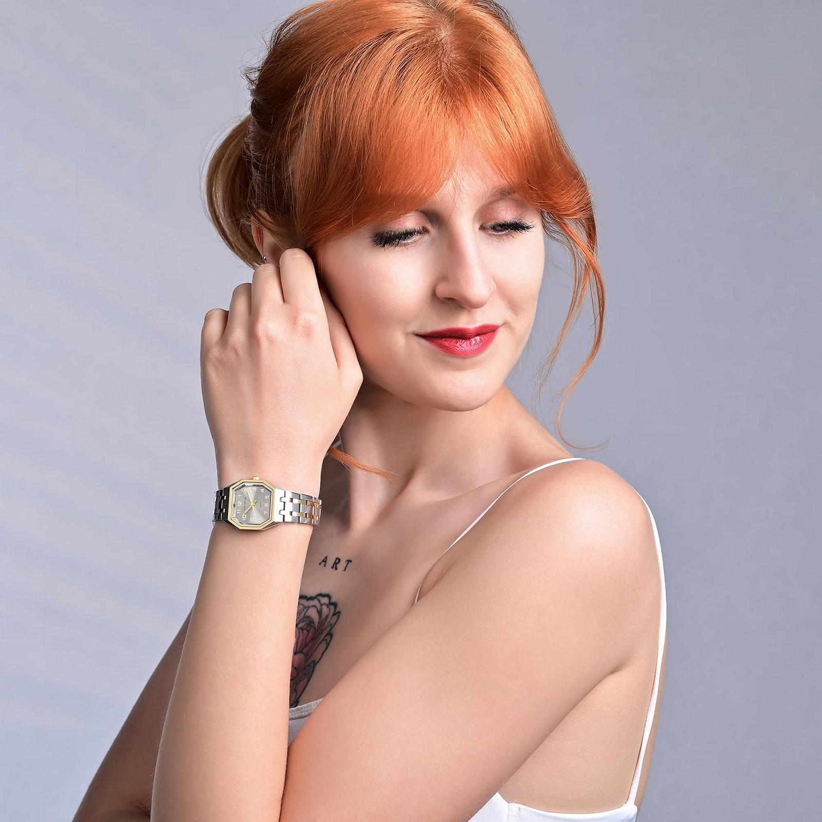 Женские часы Just Watch Antagion Серый/Двухцветный, фото №5