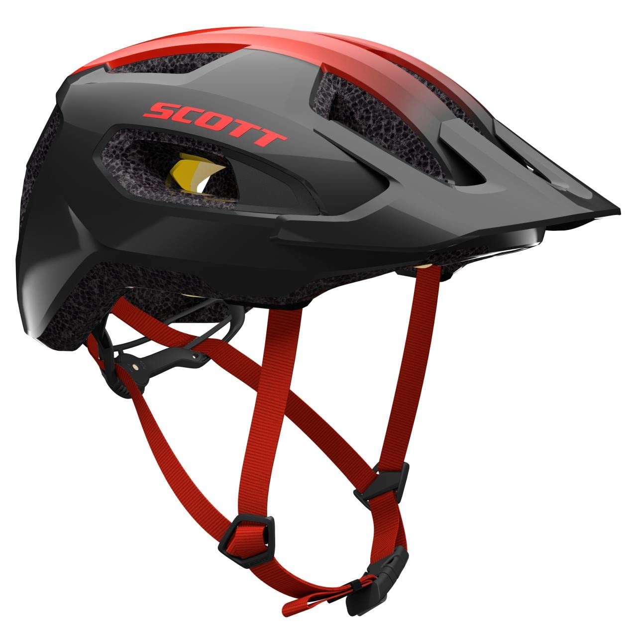 Шлем Scott Supra Plus MIPS MTB Велосипедный Темно-серый/Красный, Размер: M/L (56-61 см), фото №1