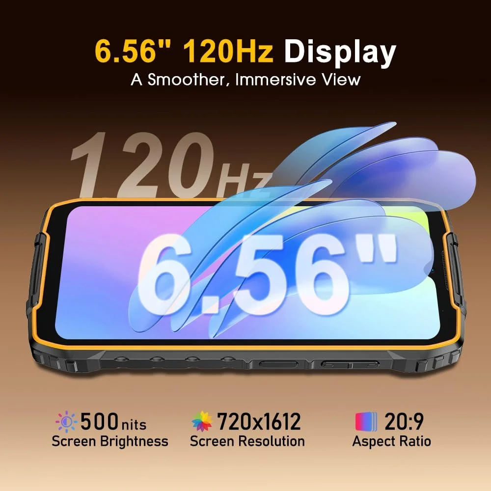 Смартфон Ulefone Rugking 4 Pro 16ГБ + 256ГБ/2ТБ 48Мп + 8Мп 6.56'' HD+ 120Гц 10200мАч IP68 4G/5G, фото №4