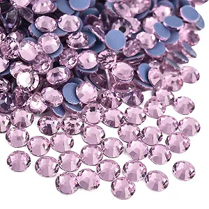 Стразы горячей фиксации Плоская Задняя Часть Crystal 1/4" SS30 Orange Siam AB - Фото 1