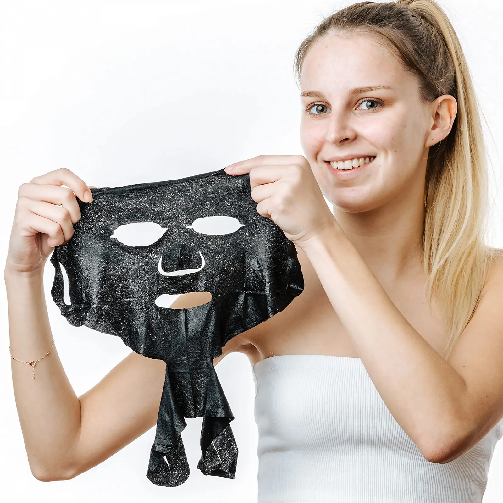 Тканинна Маска для Обличчя siin Detox, Набір 5 шт, для Глибокого Очищення Пор, фото №4