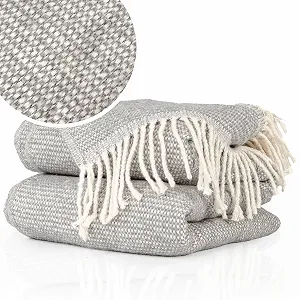 Покривало ANRO Emma 150 x 200 см, Сірий synthetic.ua - Фото 1