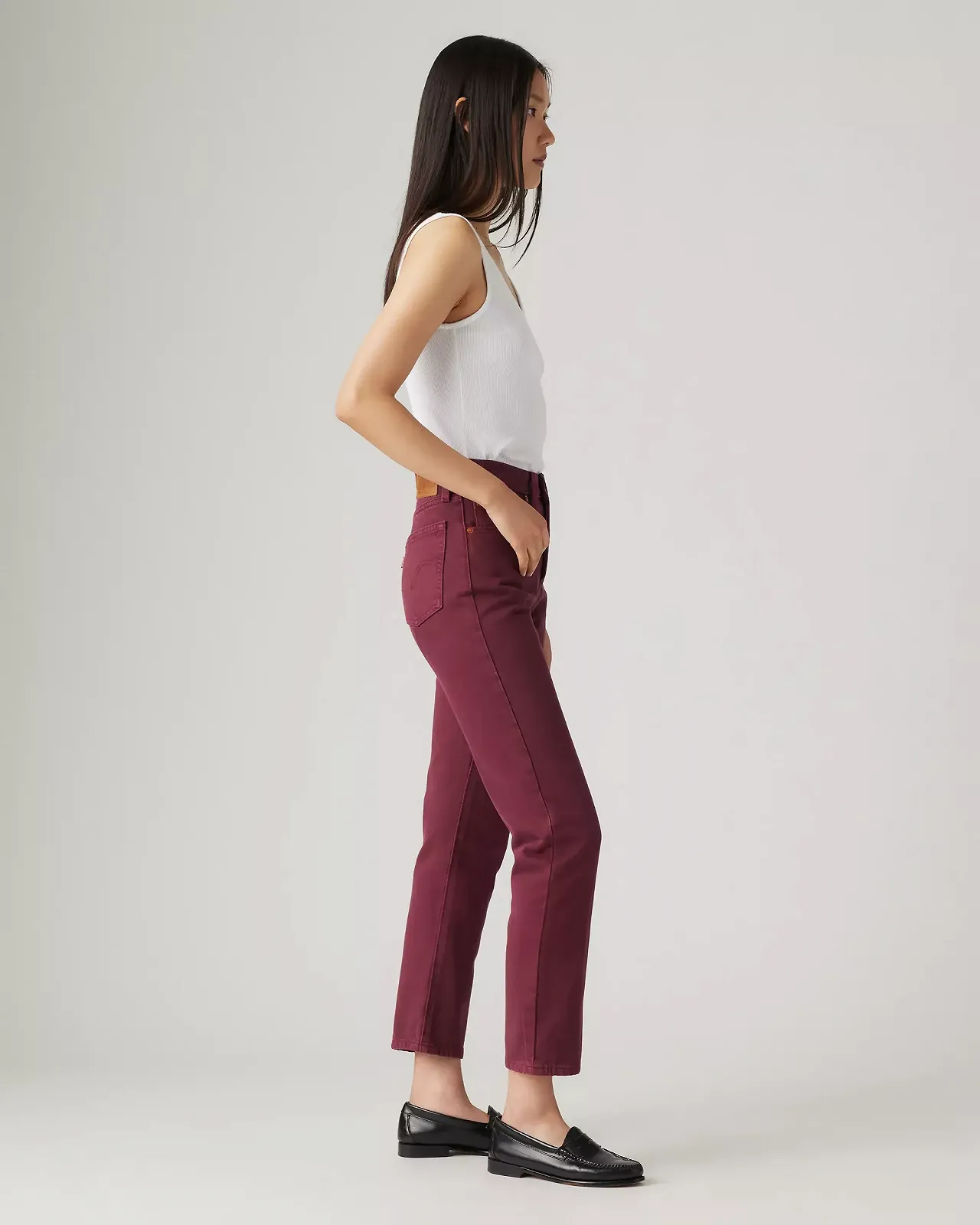 Женские джинсы Levis - 501 Crop Dusty Windsor Wine - Womens - 29, фото №3 Женские джинсы Levis - 501 Crop Dusty Windsor Wine - Womens - 29, фото №3