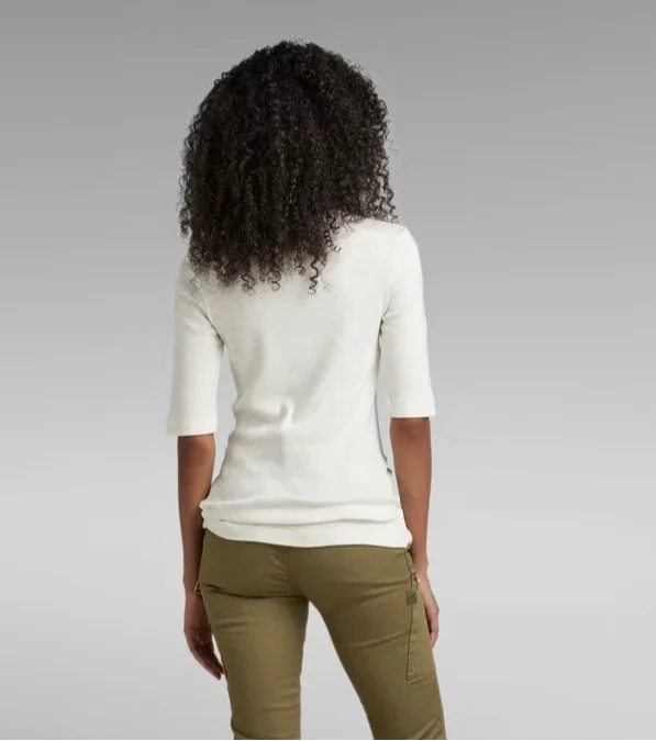 Жіночий топ G-Star RAW Henley Half Sleeve Slim Top - S, фото №3 Жіночий топ G-Star RAW Henley Half Sleeve Slim Top - S, фото №3