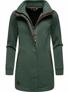 Переходное пальто Ragwear Letrice Bonded Женское Легкое, Длинное, Ветрозащитное, с Высоким воротником - Фото 1