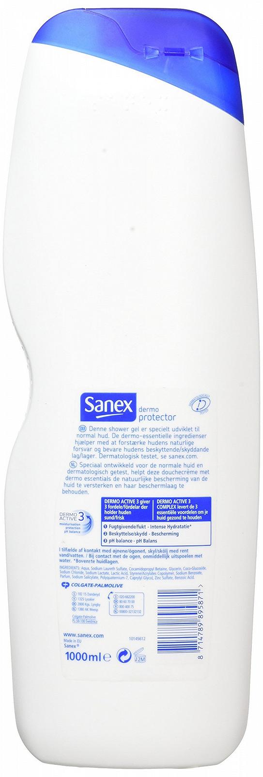 Гель для душу Sanex Douche Dermo Protector, фото №2