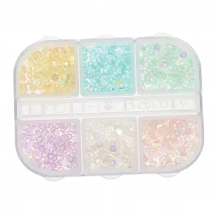 Аксессуары для ногтей Rhinestone DIY украшения для ногтей разноцветные - Фото 1