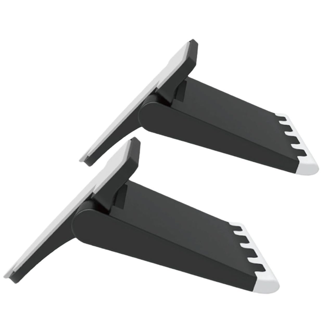 Подставка для ноутбука Портативная Компактная Эргономичный дизайн 2 шт. Черный, фото №1