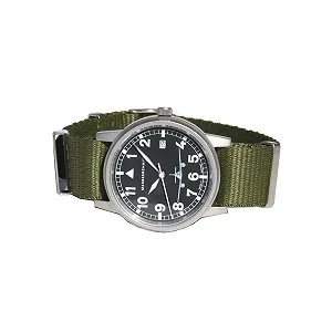 Чоловічий кварцовий годинник Messerschmitt ME 262 262-S Зелений, сріблястий, сучасний synthetic.ua - Фото 1