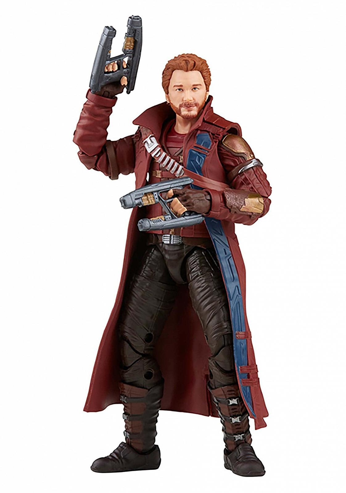Фігурка Star Lord Marvel Legends Thor: Love and Thunder 15 см, з 2 аксесуарами, 1 елементом Build-A-Figure, різнокольоровий, фото №4