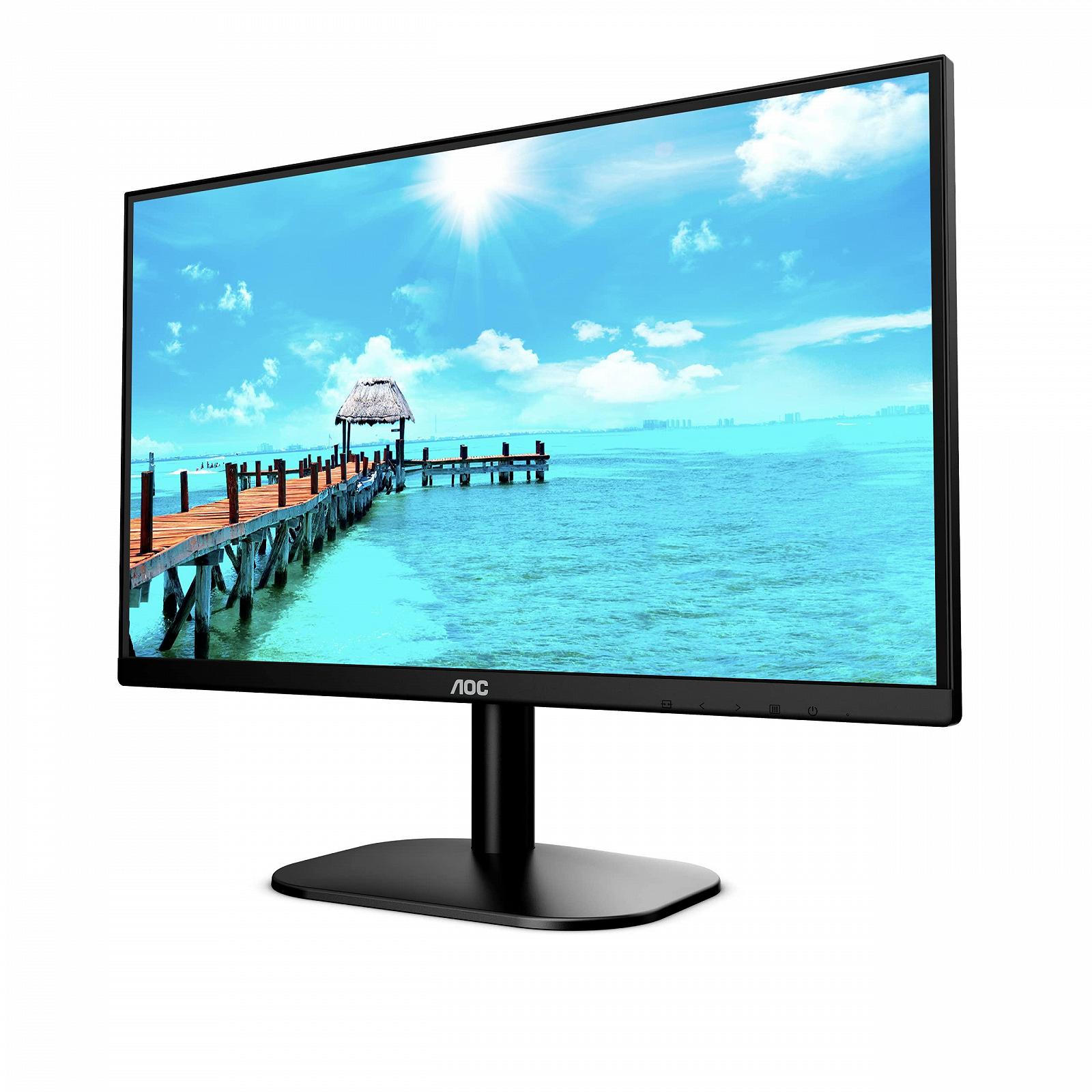 Монитор AOC 24B2XHM2 24 дюйма FHD (1920 x 1080, 75 Гц, VGA, HDMI) черный, фото №1