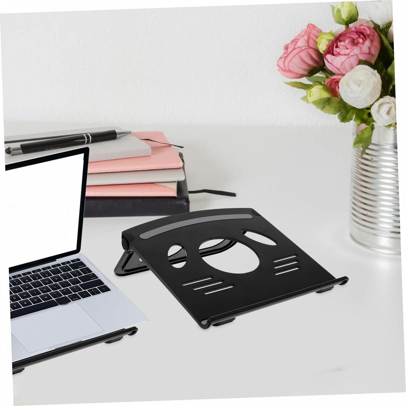 Складана Підставка для Ноутбука ABS і Силікон з Нековзними Накладками Ергономічна для Зняття Напруги з Шиї Портативна для Столу та Офісу, фото №9