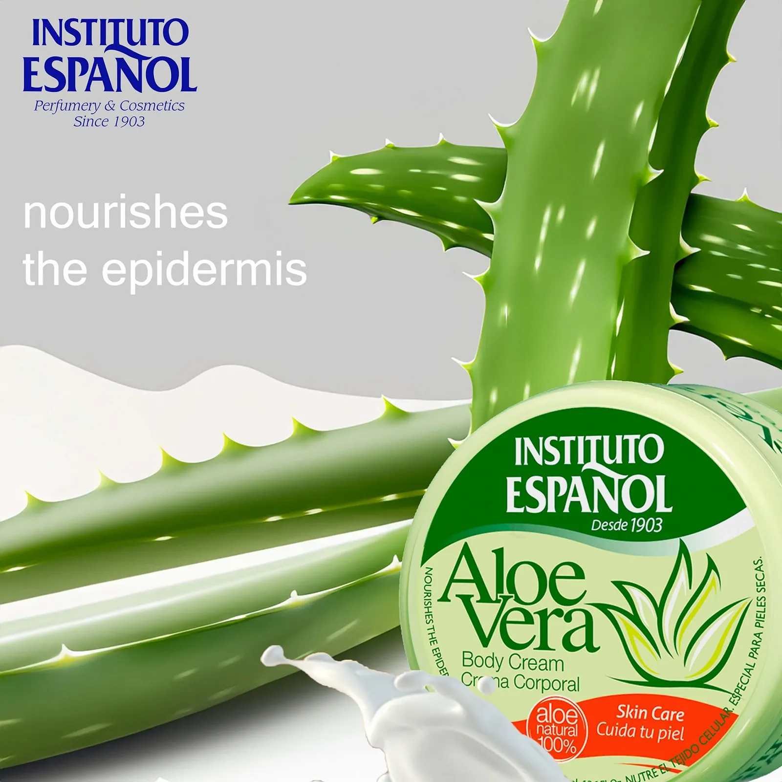 Крем Instituto Español Aloe Vera Зволожуючий для тіла, рук, ніг для сухої шкіри 800 мл, фото №4 Крем Instituto Español Aloe Vera Зволожуючий для тіла, рук, ніг для сухої шкіри 800 мл, фото №4