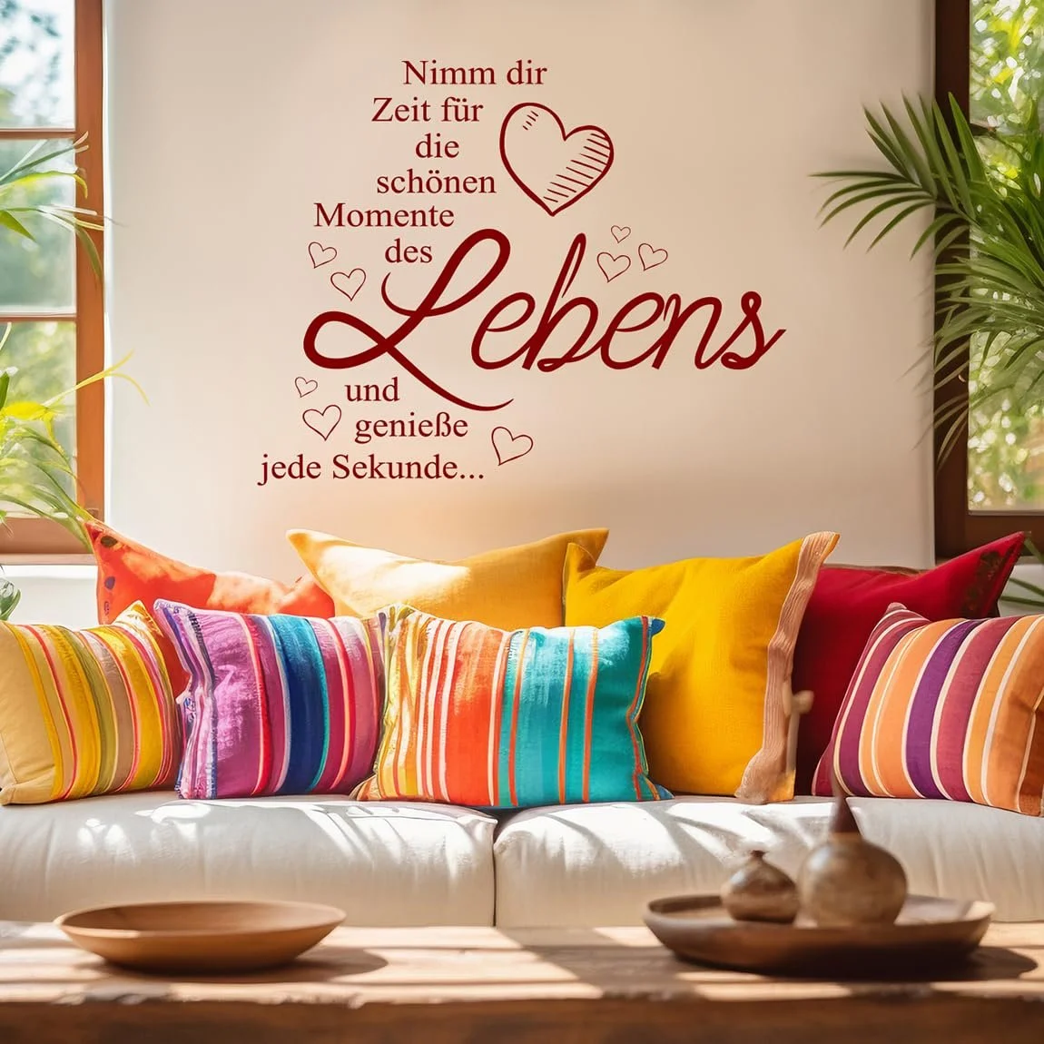 Наклейка на стіну a51 "Take Your Time for the Beautiful Moments" чорна, фото №4 Наклейка на стіну a51 "Take Your Time for the Beautiful Moments" чорна, фото №4