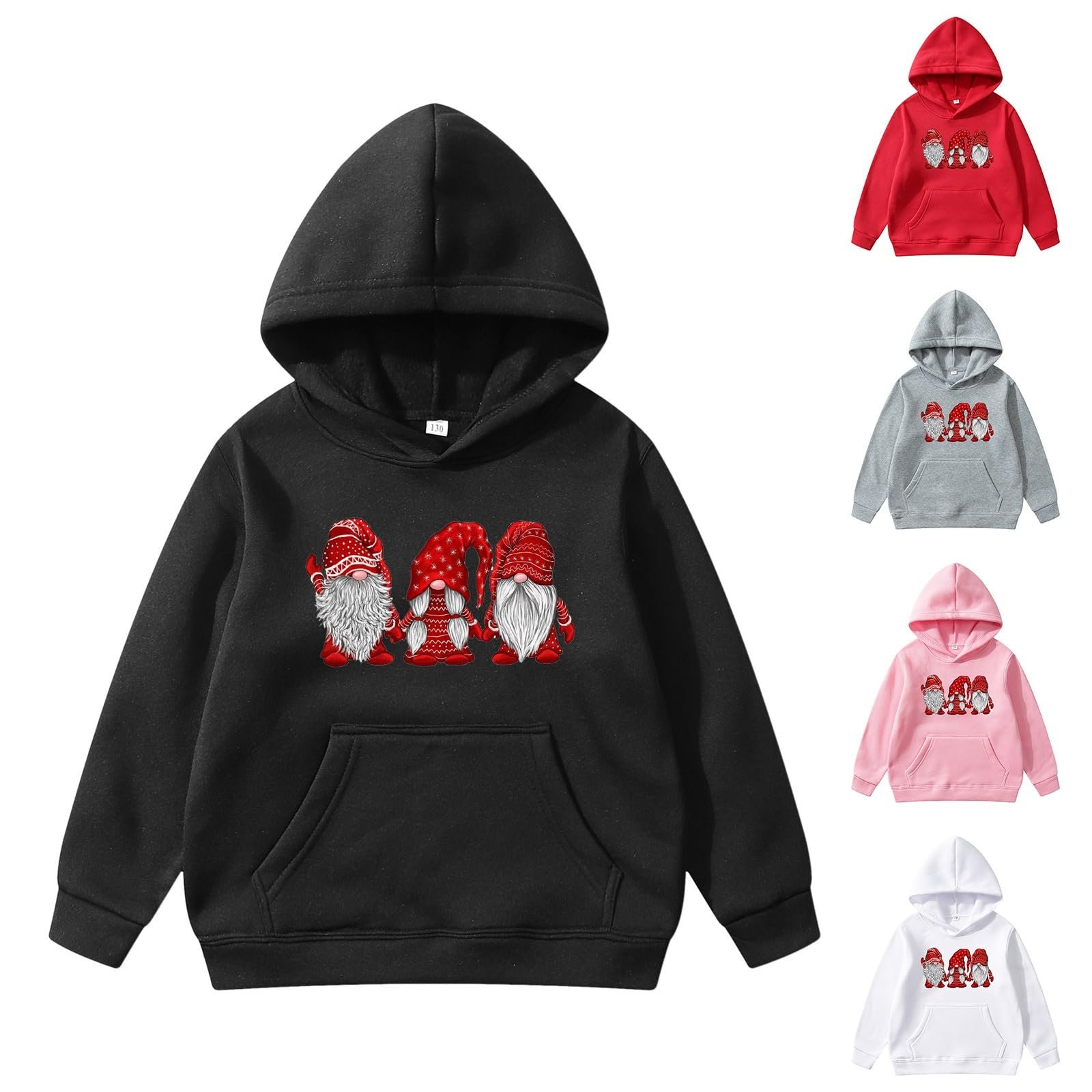 Худи Рождественский для мальчиков Oversized Рождественский свитер Детский с капюшоном Рождественский свитшот с рождественским мотивом Удобный зимний Рождественский худи Рождественский худи Рождественский пуловер Худи, фото №4