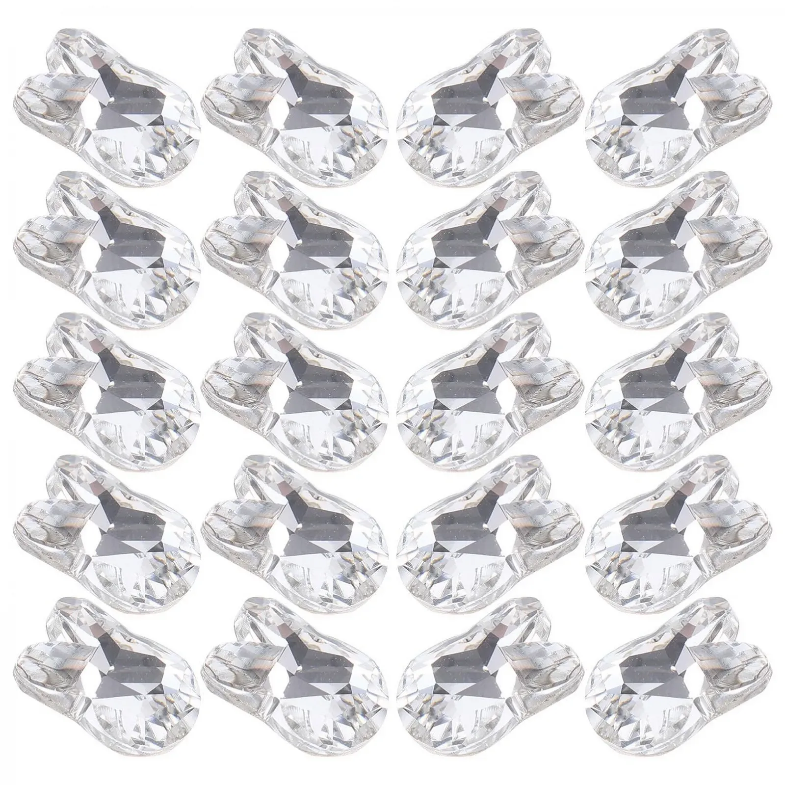 Стрази для нігтів FRCOLOR 40 шт Кролик, наклейки для нігтів, 3D, кристали, шарми, фото №3