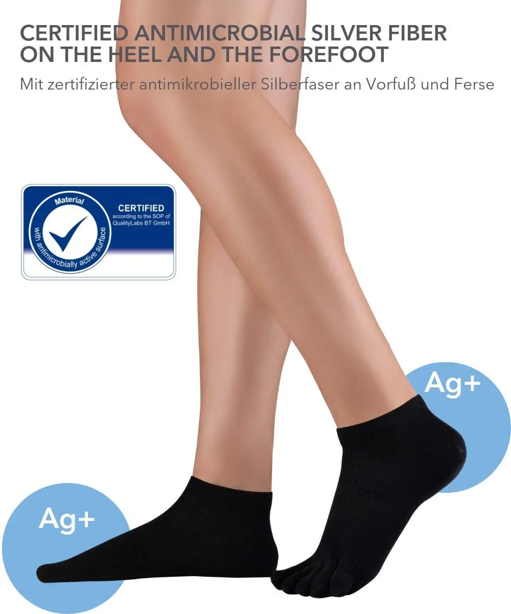 Шкарпетки з пальцями Knitido Dr. Foot

Silver Protect Antimicrobial Trainer з срібною ниткою для чоловіків та жінок, розмір: 39-42, колір: світло-сірий (010), світло-сірий, фото №6