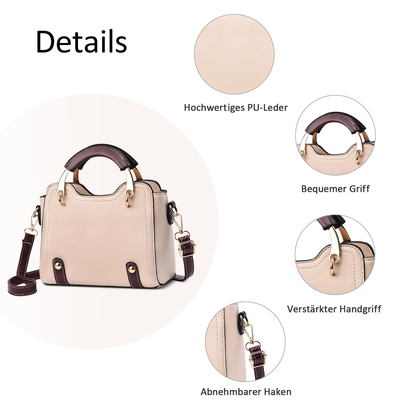 Сумка с верхней ручкой FOLOVEYA Khaki, фото №5