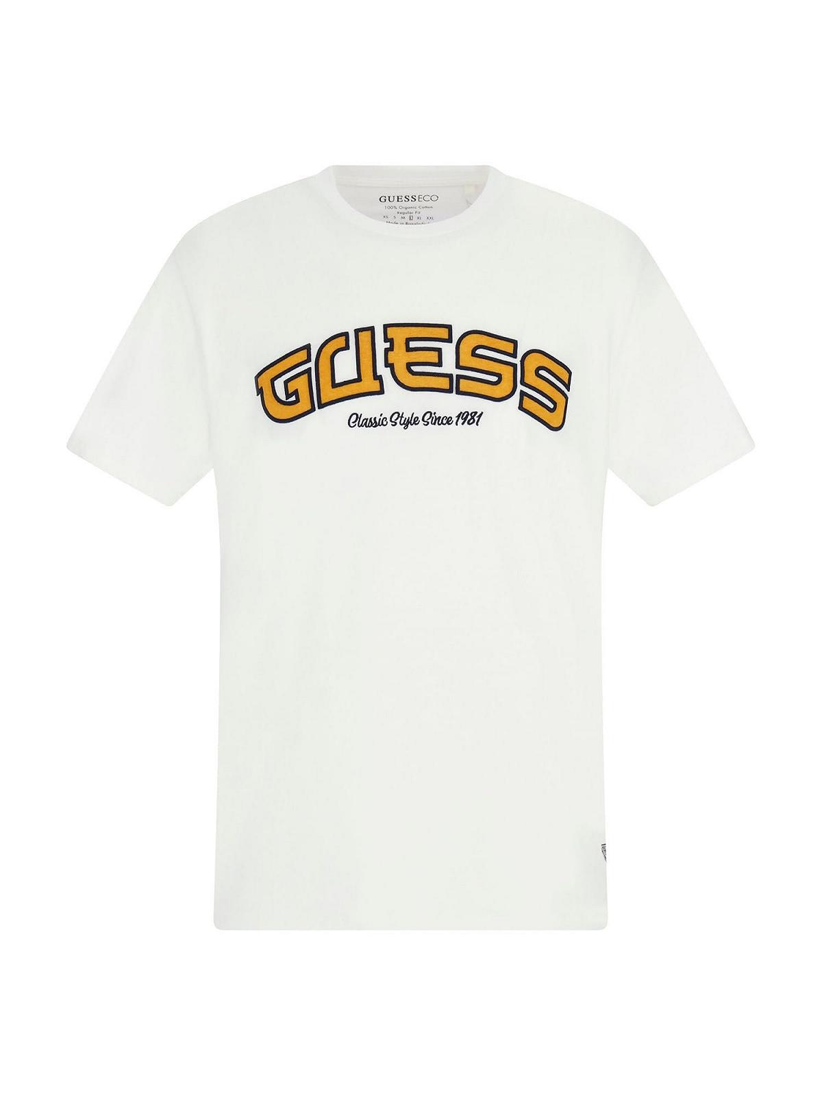 Мужская футболка GUESS - Classic Style Since 1981 Tee - Белый - L, фото №1