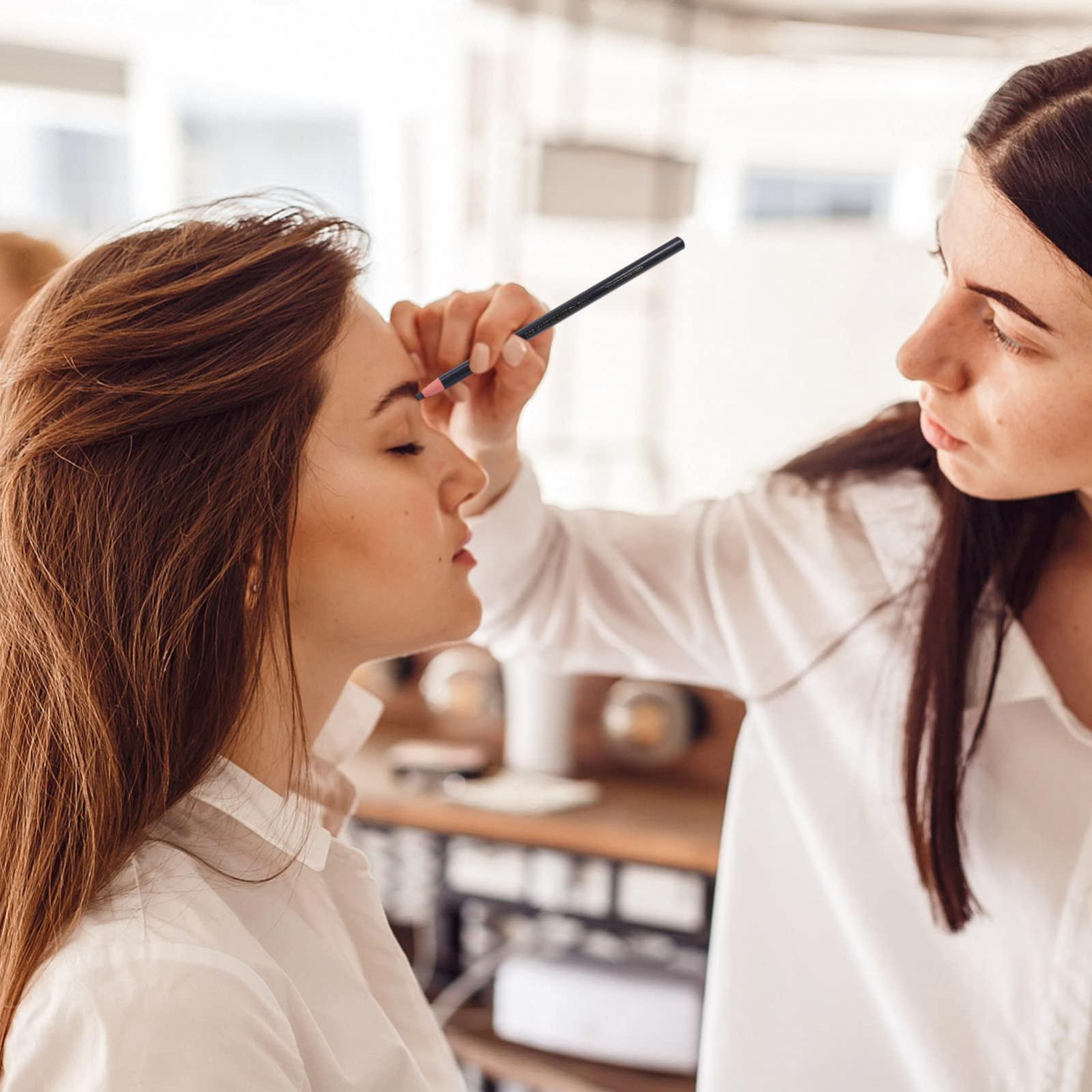 Олівець для брів Uonlytech Microblading Eyebrow Peel Off Pencil Чорний Упаковка з 10 штук, фото №3