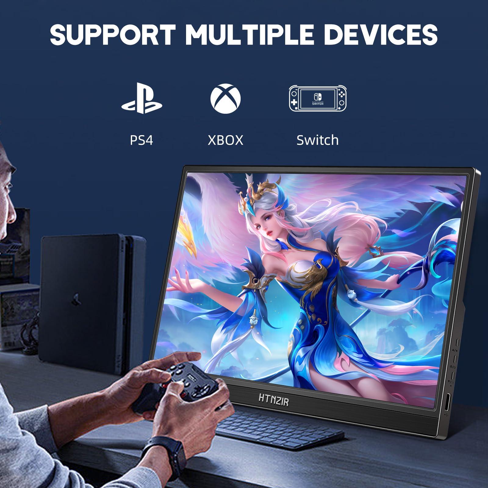 Монитор Портативный Сенсорный 14 Дюймов FHD 1920 x 1080 USB-C HDMI IPS HDR Plug & Play, фото №6