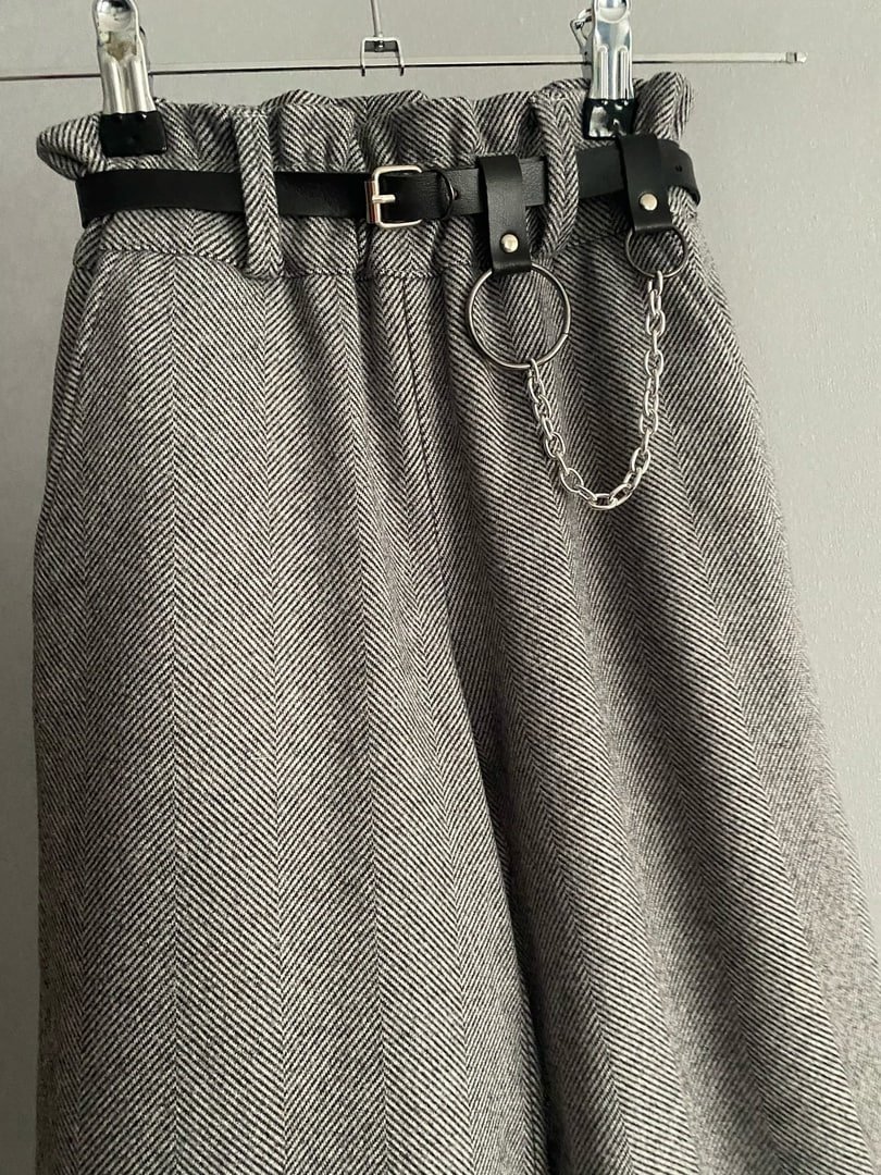 Стильні теплі брюки палаццо для дівчат від 122 см до 164 см шоколад та сірі, фото №5 Стильні теплі брюки палаццо для дівчат від 122 см до 164 см шоколад та сірі, фото №5