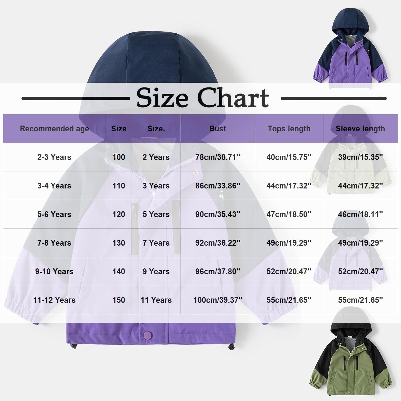 Куртка Generisch Детская штампованная с длинными рукавами на молнии с капюшоном для активного отдыха, топ для детей среднего и старшего возраста с карманами, повседневная куртка, удобное пальто свободного кроя, ветрозащитная куртка (2-12 лет), фото №2 Куртка Generisch Детская штампованная с длинными рукавами на молнии с капюшоном для активного отдыха, топ для детей среднего и старшего возраста с карманами, повседневная куртка, удобное пальто свободного кроя, ветрозащитная куртка (2-12 лет), фото №2