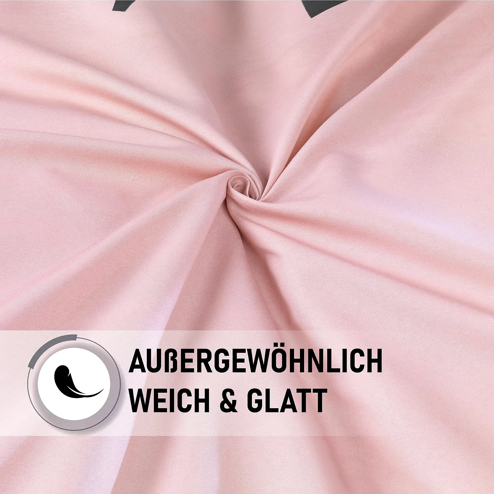 Постільна білизна Kuscheli Partner 4 шт. 135 x 200 см з наволочками 80 x 80 см мікрофібра, фото №4