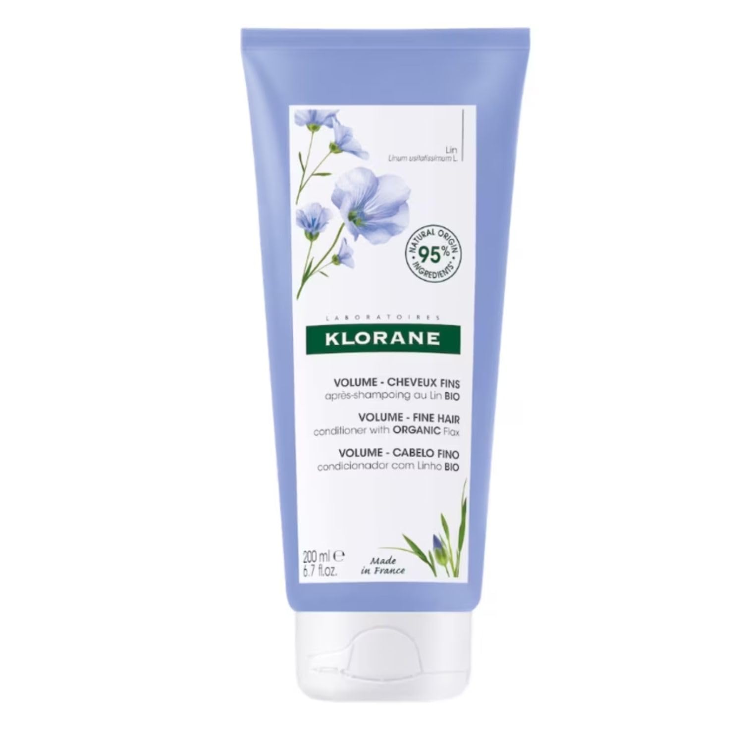 Кондиционер Klorane Volume с льняным волокном 200 мл, фото №1 Кондиционер Klorane Volume с льняным волокном 200 мл, фото №1