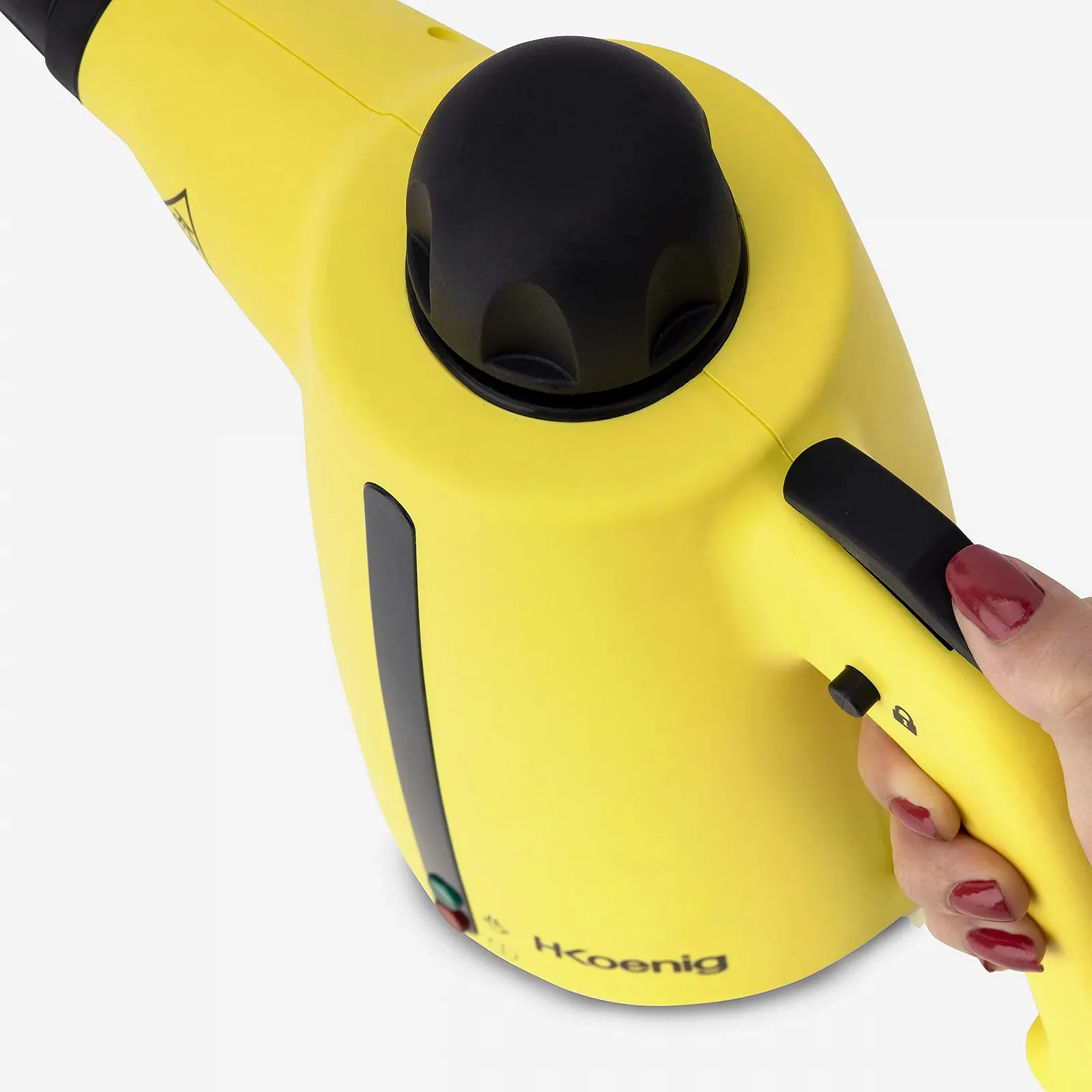 Ручний пароочисник-швабра H.Koenig NV720 3,5 бар 1050 Вт 350 мл 30 г/хв 14 аксесуарів 3 хв, фото №4