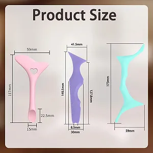 Трафареты для подводки BSNRDX Силиконовый инструмент для начинающих 3 штуки synthetic.ua - Фото 1